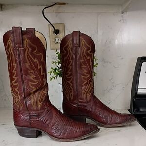 JUSTIN Brown Western Cowboy Boots